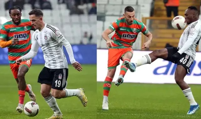 Beşiktaş - Alanyaspor: 1-3