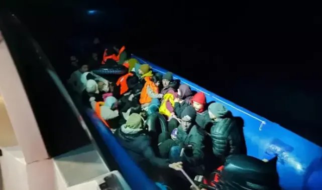 Bodrum'da 156 kaçak göçmen ve 2 organizatör yakalandı