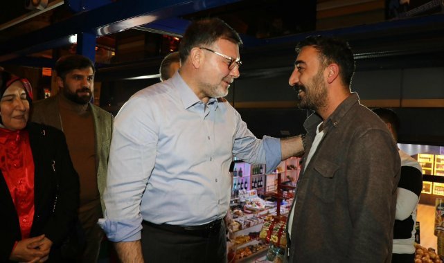 Buca’da esnafı dinledi, Gaziemir’de teşkilatı