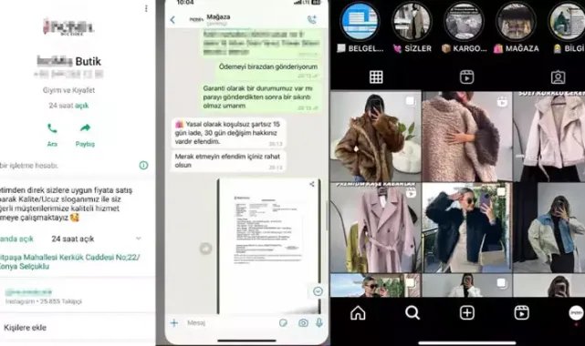 Butiğin Instagram hesabının kopyasını yapıp, 4 bin kişiyi dolandırdılar