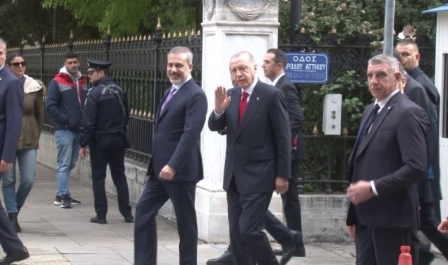 Cumhurbaşkanı Erdoğan Yunan gazetecinin “Hoş geldiniz” sözlerini yanıtsız bırakmadı