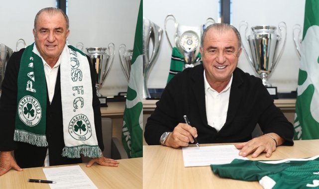 Fatih Terim, Panathinaikos’a resmi imzayı attı