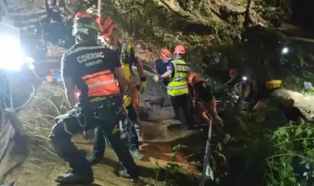 Filipinler’de yolcu otobüsü vadiye uçtu