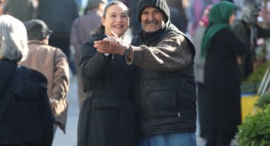 Filiz Başkan'a pazarda sıcak karşılama