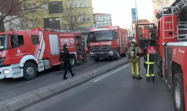 Güngören'de tekstil atölyesinde yangın