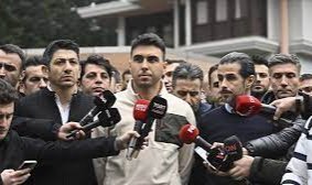 Hakemlerden Halil Umut Meler’e destek ziyareti