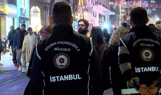 İstabul'da kaçak göçmen denetimi