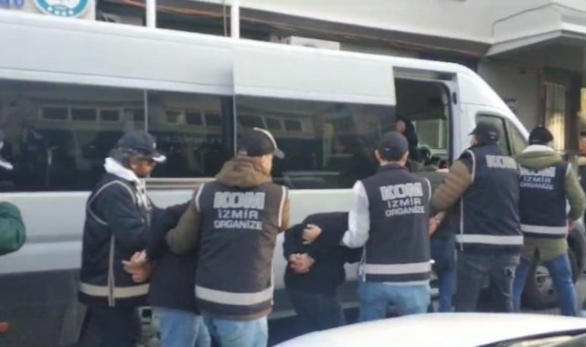 İzmir’de bir suç örgütü daha çökertildi