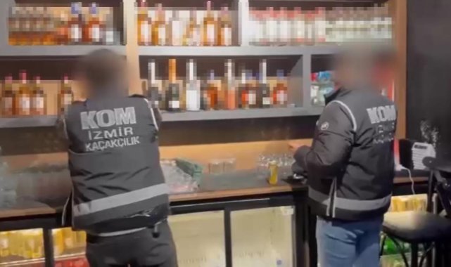 İzmir polisinden yılbaşı öncesi büyük baskın