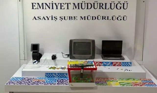 Kağıthane'de çatı katına tombala baskını