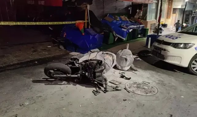 Kağıthane'de silahlı saldırı; şüpheli motosikletini bırakıp kaçtı