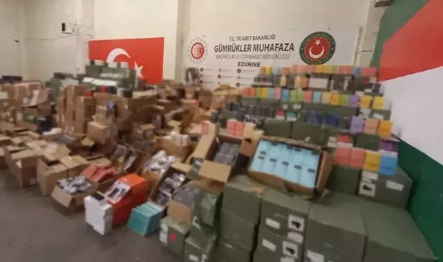 Kapıkule'de 90 milyon TL değerinde kaçak eşya ele geçirildi