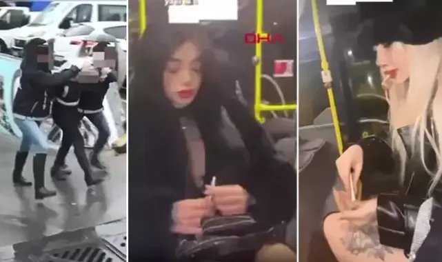 Metrobüste uyuşturucu hazırlayan 3 kişi gözaltına alındı