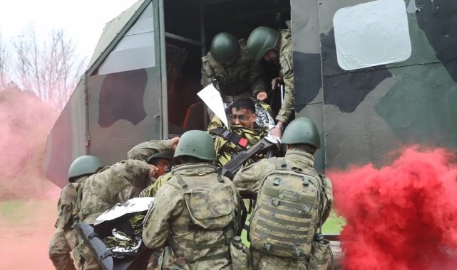 Milli Savunma Bakanlığı Samsun’da yapılan tatbikatı paylaştı