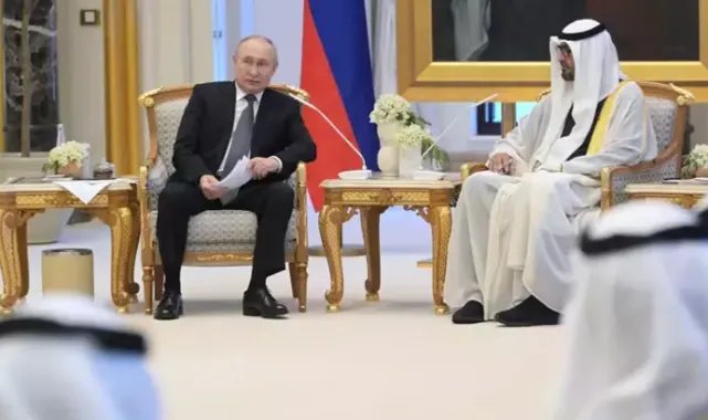 Putin, BAE Devlet Başkanı Nehyan ile görüştü