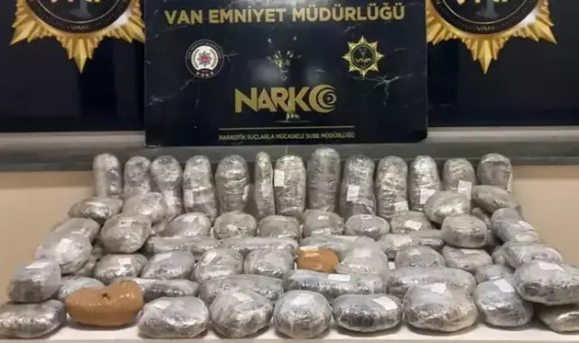 Van'da 161 kilo uyuşturucu ele geçirildi