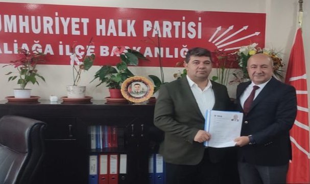 Yakup Öztürk, Aliağa’da aday adayı oldu