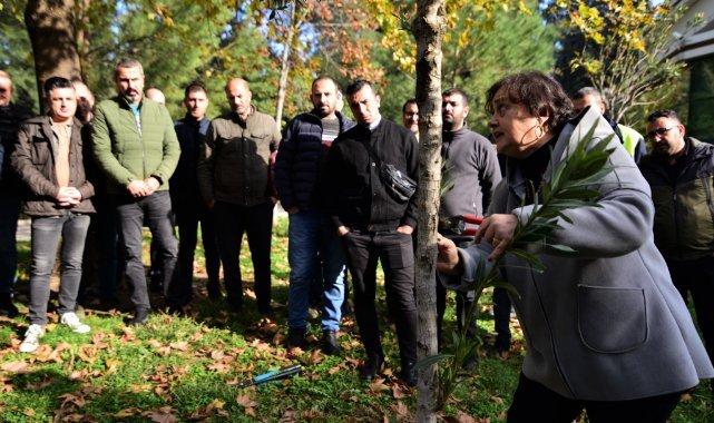 Yeşil Bornova’da daha estetik görünüm için budama eğitimi