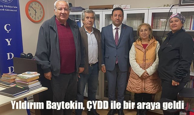 Yıldırım Baytekin, ÇYDD ile bir araya geldi