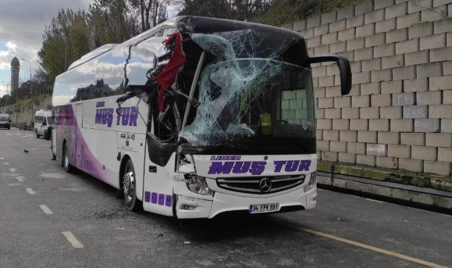 15 Temmuz Demokrasi Otogarı’nda iki yolcu otobüsü çarpıştı