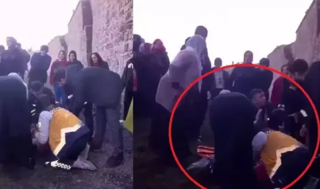 Ailesiyle çıktığı surların merdiveninden düşen 7 yaşındaki Remziye yaralandı