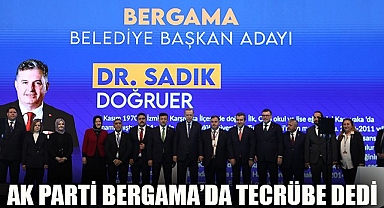 AK Parti Bergama Adayı Tecrübeli Başkan Doğruer oldu