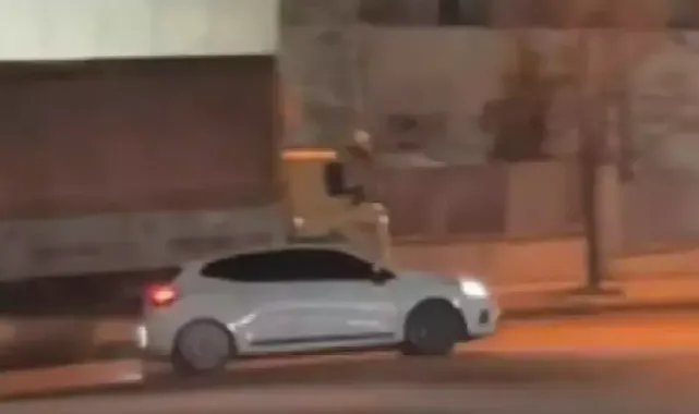 Bağcılar'da sürücü drift yaptı