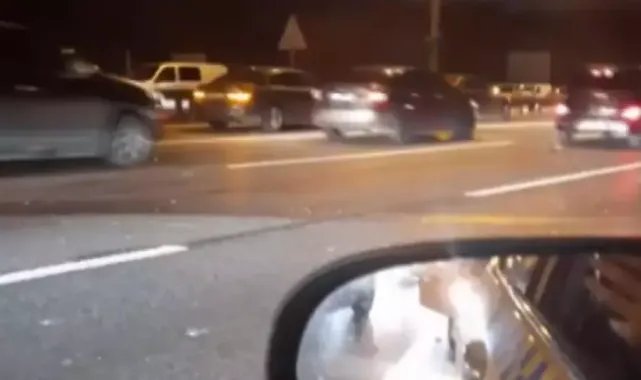 Beykoz TEM Otoyolu'nda makas atan sürücü kazaya yol açtı