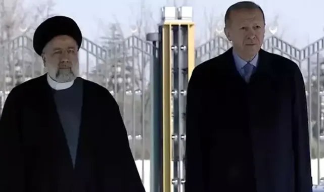 Erdoğan, İran Cumhurbaşkanı Reisi'yi resmi törenle karşıladı