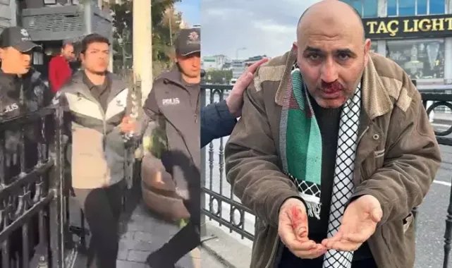 Filistin'e destek yürüyüşündeki yumruklu saldırı: Şüphelinin ifadesi ortaya çıktı