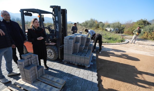 Filiz Başkan Gökçealan'daki yol çalışmalarını anlattı: Kenti nakış nakış işliyoruz