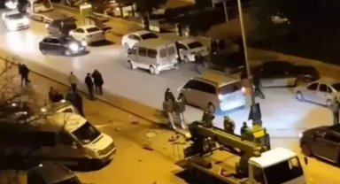 Freni patlayan kamyonet, 10 araca çarparak durabildi