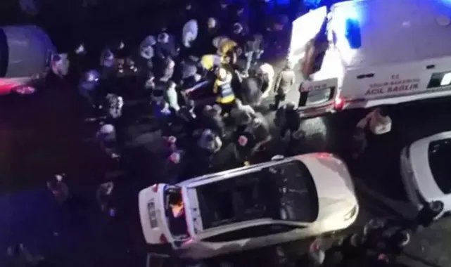 Güngören'de 4. kattan otomobilin içine düştü ağır yaralandı