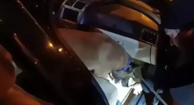 'Hulk’ ile aramada otomobildeki baklava kutularından uyuşturucu çıktı