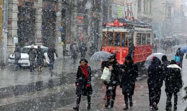 İstanbul'da kar geliyor