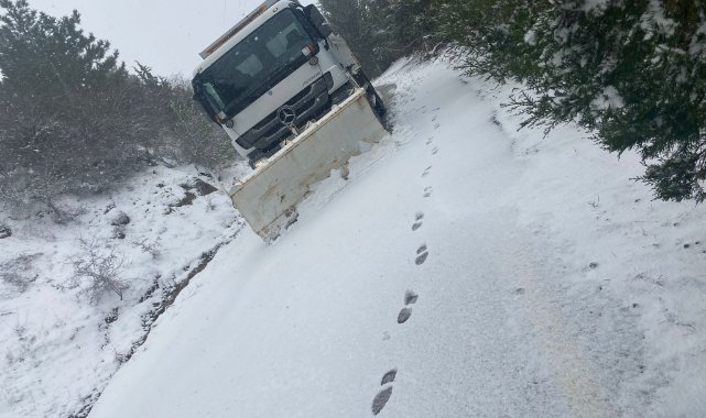 İzmir Büyükşehir Belediyesi ekipleri kar teyakkuzunda