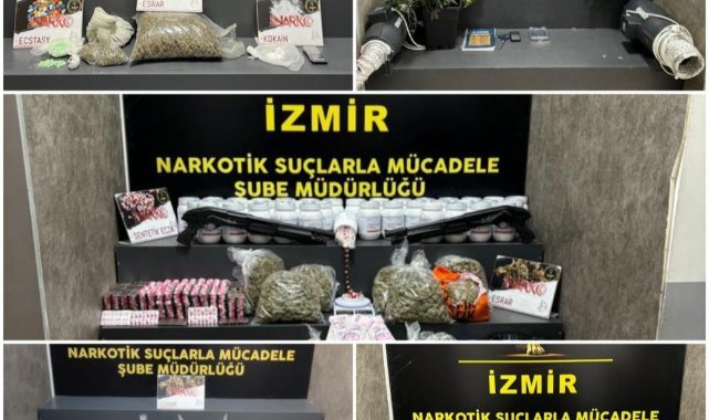 İzmir polisi yeni yılda da zehir tacirlerine göz açtırmıyor