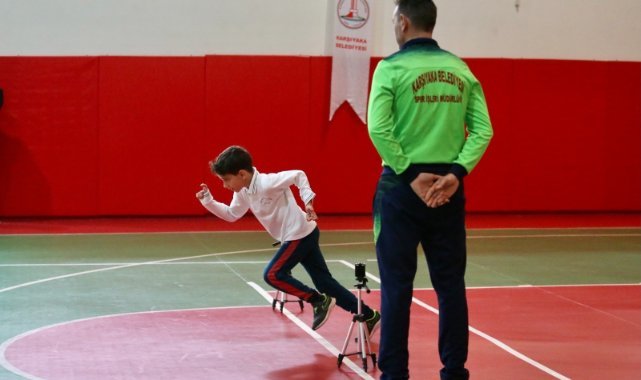 Karşıyaka'da Sportif Yetenek Ölçüm ve Spora Yönlendirme Merkezi yoğun ilgi görüyor