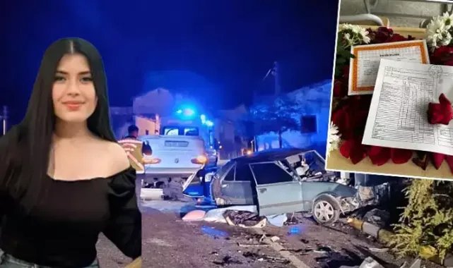 Kazada ölen liseli Havva Hazal’ın takdir belgesi, sınıfındaki masasına bırakıldı