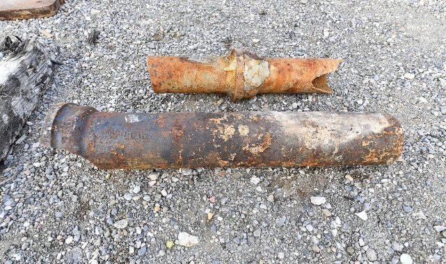 Kemeraltı’ndaki altyapı çalışmalarından asırlık su boruları çıktı