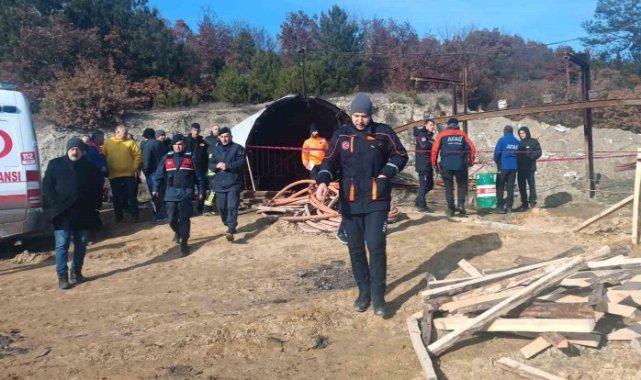 Kütahya Tavşanlı’daki maden ocağında göçük, 1 işçi toprak altında kaldı