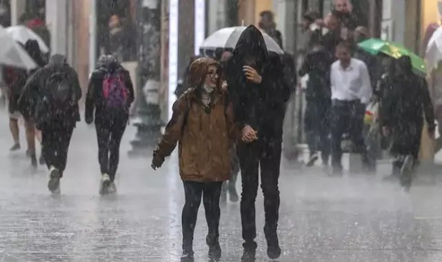 Meteoroloji'den 1 il için turuncu, 8 il için sarı uyarı