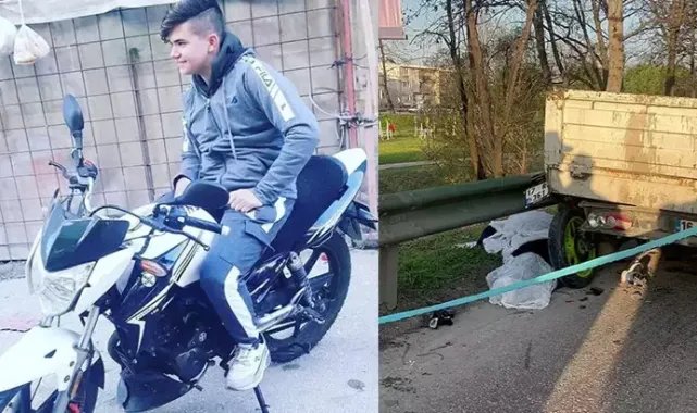 Motosiklet tutkusu, liseli Efe’nin sonu oldu