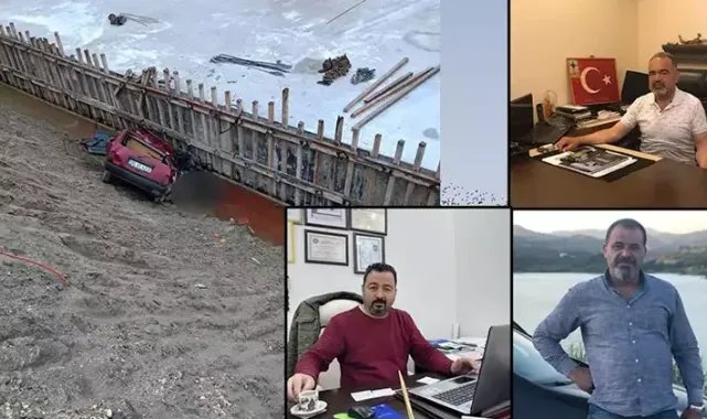 Otomobil, otoyol inşaatı viyadük temeline uçtu
