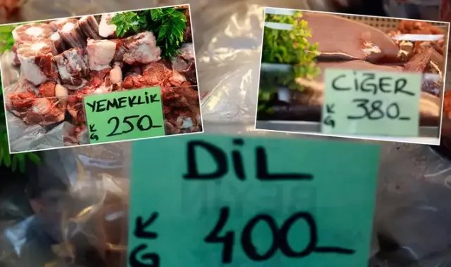 Sakatat fiyatları eti solladı