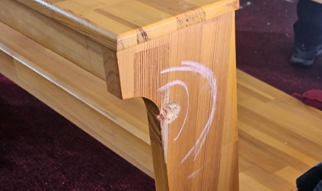 Silahlı saldırının yaşandığı Santa Maria Kilisesi böyle görüntülendi