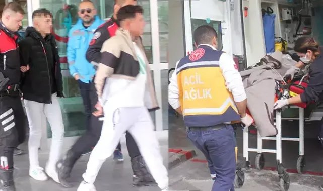 Sokak ortasında 4 bıçak darbesiyle yaralandı