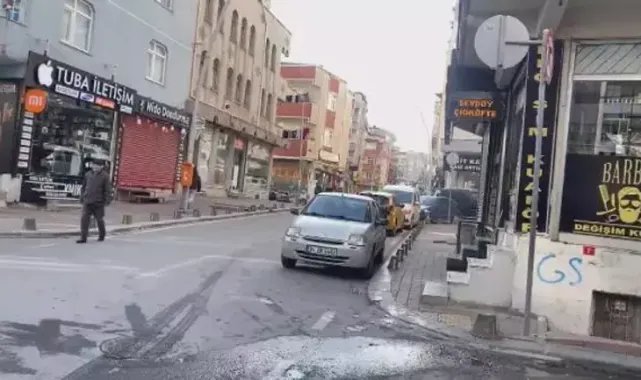 Sultangazi'de sohbet ederken önce güldü sonra ateş etti