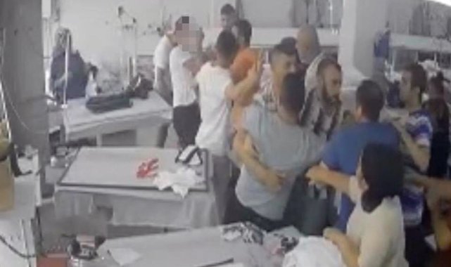 Tekstil atölyesinde "yüzüme kumaş attın" kavgası