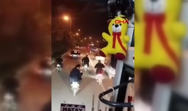Trafiği tehlikeye atan konvoydaki 8 motosiklete 101 bin 279 lira ceza